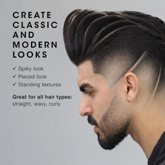 Pacinos Freeze texture look highlights natural volume and defined shape.