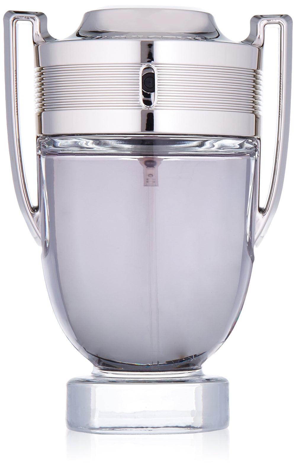 Paco Rabanne Invictus bottle front view highlighting bold design for confident everyday wear.