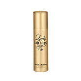 Paco Rabanne Lady Million deodorant spray bottle front view for daily wear