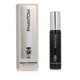 Paco Rabanne Phantom bottle pour, crisp citrus-forward scent for everyday confident style.