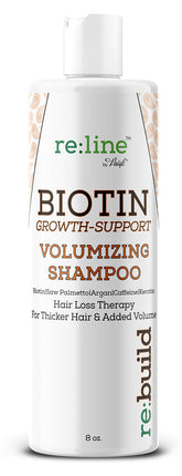 Paisle Botanics volumizing biotin shampoo bottle for fuller-looking hair.