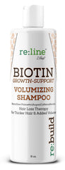 Paisle Botanics volumizing biotin shampoo bottle for fuller-looking hair.