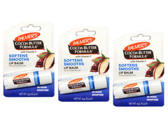 Palmer's Cocoa Butter Lip Balm Pack front view with SPF 15 protection.