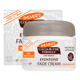Palmer's Eventone bottle with front label highlighting fade formula for even skin tone