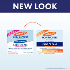 Palmer's 5% niacinamide ingredient label emphasizes brightening support for dry skin