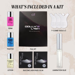 PANA Dolly's Laminating Glue bottle for precise lash laminating and durable results.