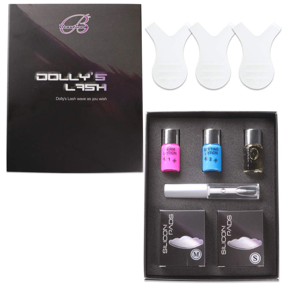 PANA Dolly's Lash Lift Kit perm lotion bottle for professional curling and lasting lift.