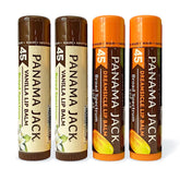 Panama Jack Dreamsicle lip balm application for SPF 45 protection