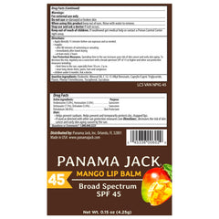 Panama Jack Dreamsicle flavor lip balm swatch with creamy texture
