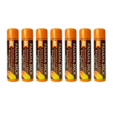 Panama Jack Sunscreen Lip Balm Dreamsicle on lips, smooth protection outdoors