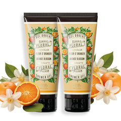 Panier des Sens orange blossom shower gel bottle for gentle daily cleansing.