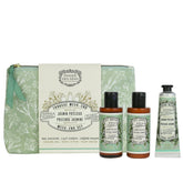 Panier des Sens jasmine shower gel in travel pouch for on-the-go cleansing
