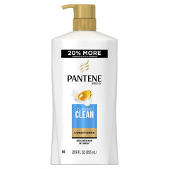 Pantene Pro-V Classic Clean conditioner bottle front for daily hydration and shine