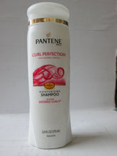 Pantene Pro-V Curl Perfection Shampoo bottle showing frizz calming formula for defined curls
