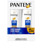 Pantene Pro-V Repair & Protect shampoo bottle shows nourishing formula for stronger, smoother hair