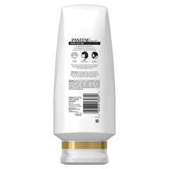 Pantene Radiant Color Shine Conditioner label with Pro-V nutrients for hair care.