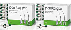 Pantogar 90-capsule box and bottle, supports hair health and nail strength for daily use