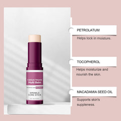 PAQIMAN Cemenrete Lips Balm moisturizes and softens lips for smoother texture.