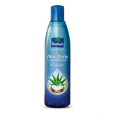Parachute Advansed Aloe Vera Coconut Hair Oil bottle delivering light, non-greasy nourishment.