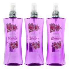 Parfums De Coeur Japanese Cherry Blossom 3-pack bottles for daily floral fragrance and convenient reuse.