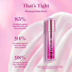 Parívie firming and radiance visual suggests refreshed, toned skin