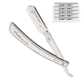 Parker SRX stainless steel straight razor for precise shaving