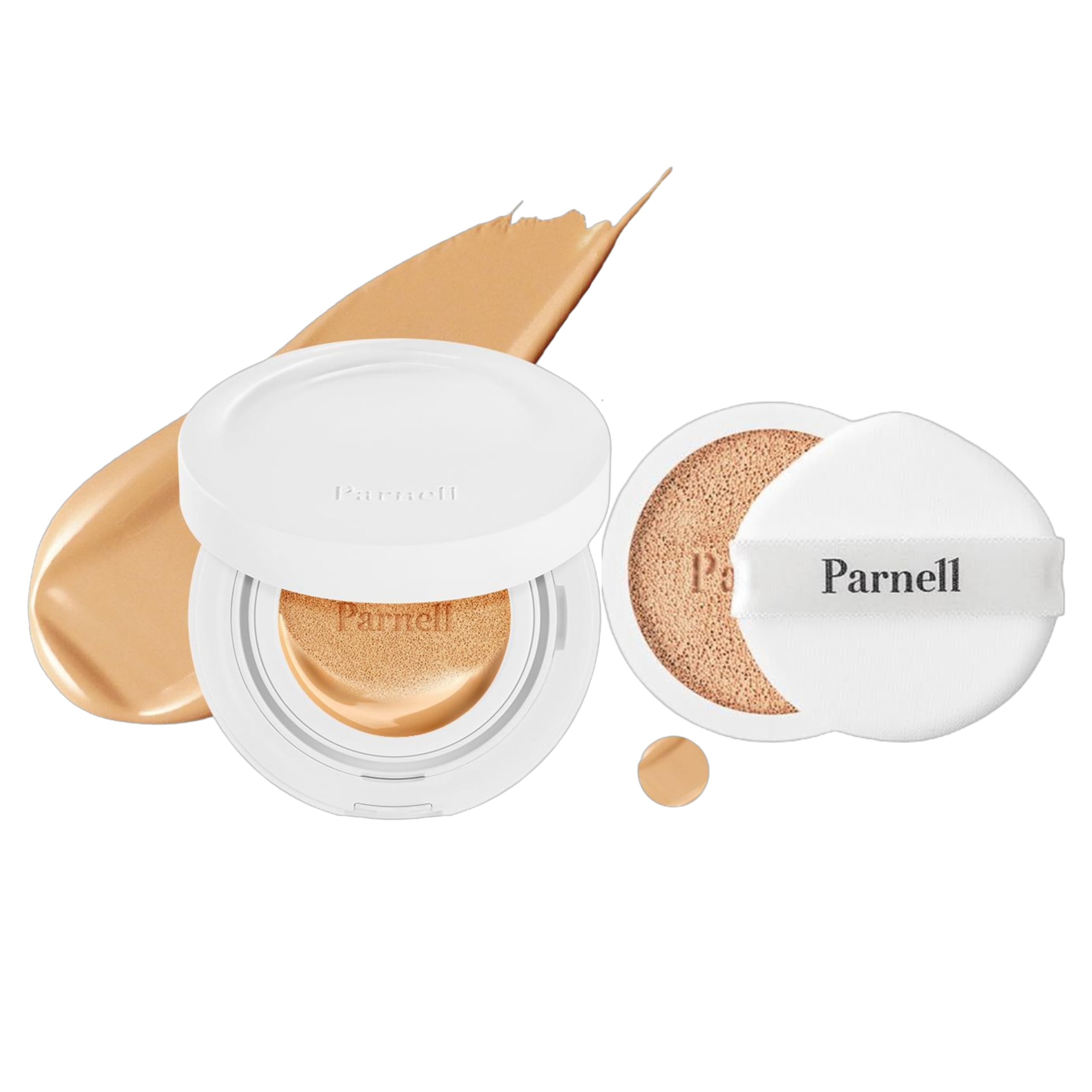 Parnell Cicamanu Serum Cushion compact shows lightweight, radiant finish for daily wear