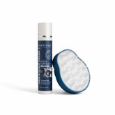 Particle Head & Scalp Cream Massager applying cream evenly on the scalp for even coverage.