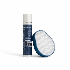 Particle Head & Scalp Cream Massager applying cream evenly on the scalp for even coverage.