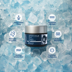 Particle Mineral Face Mask for Men applying demonstrates an easy weekly ritual.