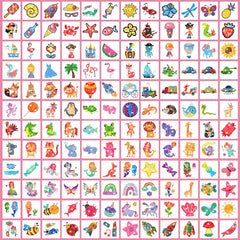 Glitter Partywind tattoos sparkle on skin, ideal for festive activities and costume play.