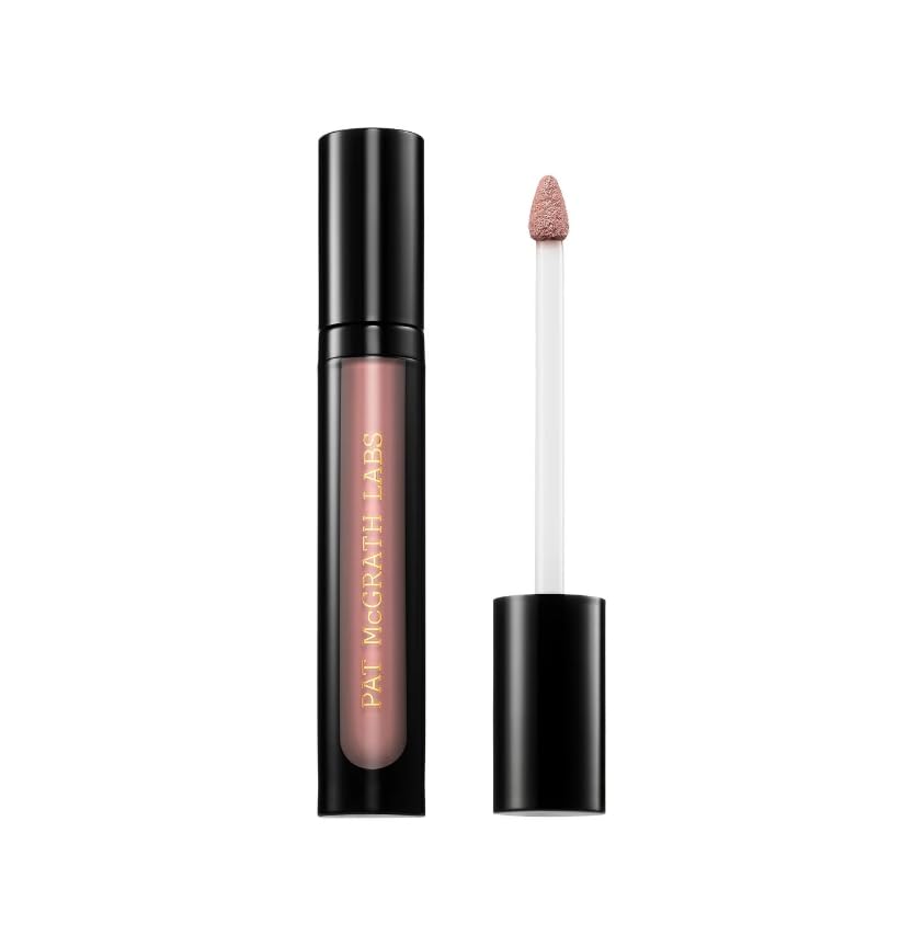 Pat McGrath Labs LiquiLUST Divine Nude swatches reveal rich color and long wear.