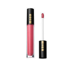Pat McGrath Labs Lust Heavy Petal bottle shows vibrant pink gloss with radiant payoff