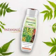 Patanjali Kesh Kanti foamy lather ready for cleansing