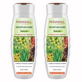 Patanjali Kesh Kanti bottle front view with dual-pack convenience for home use
