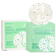 Patchology Chill Mode patches in packaging for a quick morning refresh.