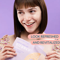 Patchology Hydrogel mask texture closeup demonstrates soothing, comfortable wear