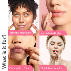 Patchology Serve Chilled Rosé Lip Mask opening pack for easy, mess-free application.