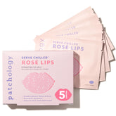 Patchology Serve Chilled Rosé Gel Lip Mask pack for on-the-go hydration.