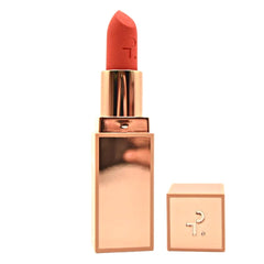 Patrick Ta Major Headlines Matte Suede Lipstick in She's Not From Here delivers coral color and long wear