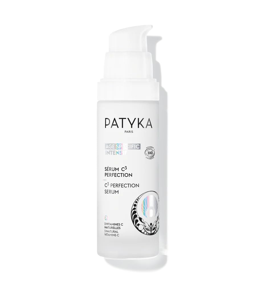 Patyka C3 Perfection Serum bottle for easy application and radiant skin.