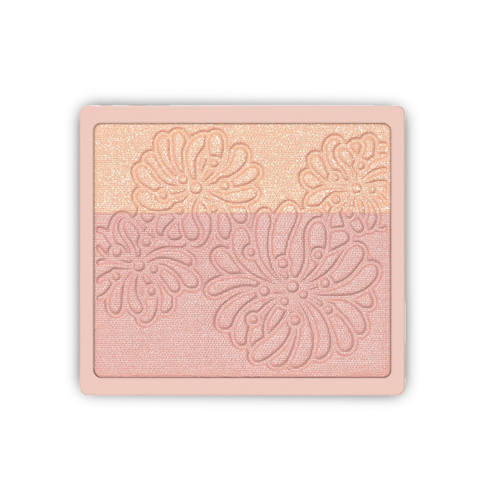 Paul and Joe Secret D’Or blush refill with two-tone design for versatile cheek color