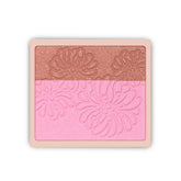 Paul & Joe pressed blush palette refill in 06 Strawberry Chocolate, two-tone color for a natural flush.