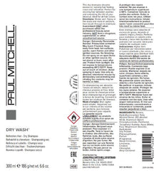 Paul Mitchell Dry Wash packaging shown in 6.6 oz size.