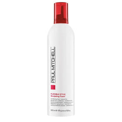 Paul Mitchell Sculpting Foam bottle for versatile styling and frizz control.