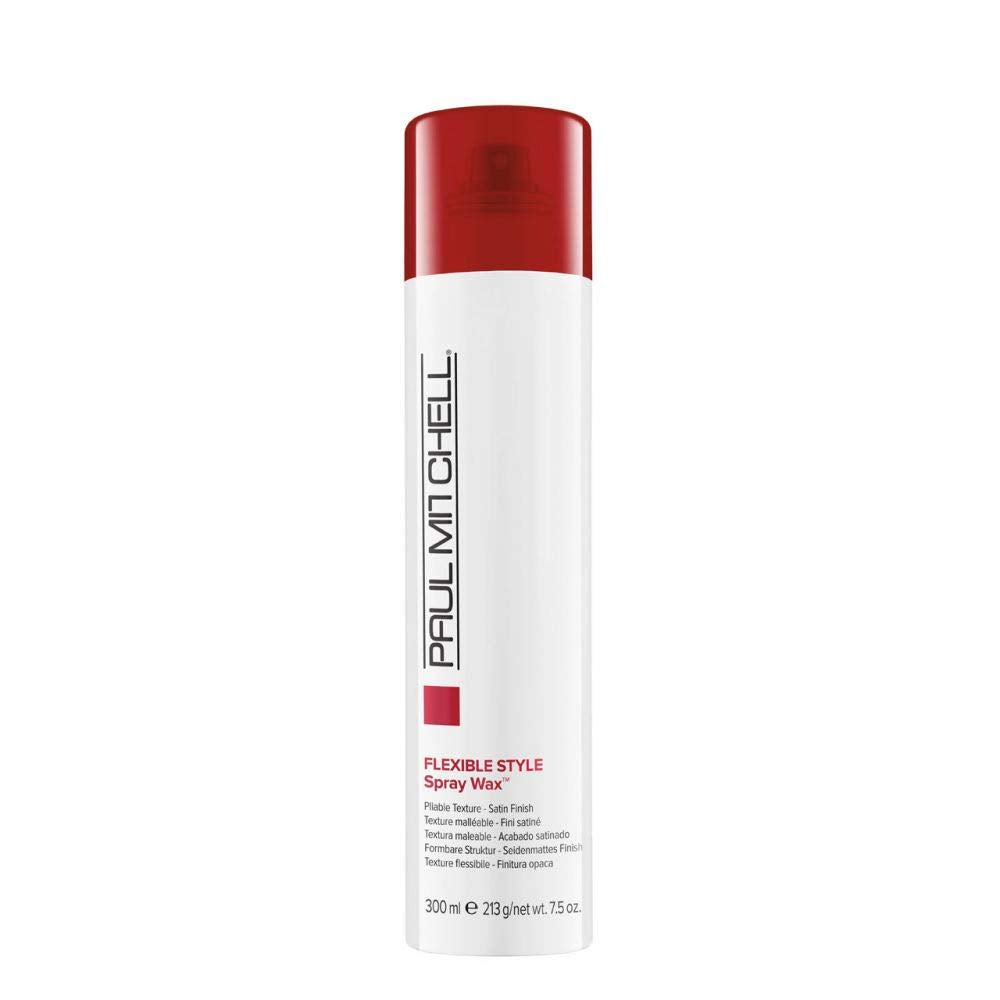 Paul Mitchell Spray Wax delivers pliable texture for versatile styling.