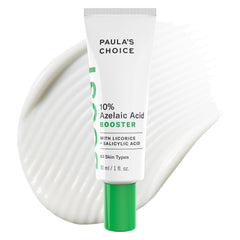 Paula's Choice BOOST 10% Azelaic Acid Booster bottle, fast-absorbing oil-free formula for clearer skin.