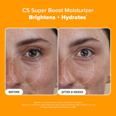 Vitamin C 5% label hints brightening potential and even tone without fragrance.