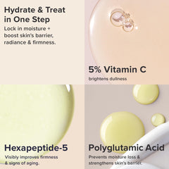 Paula's Choice C5 moisturizer applied to cheek for even tone.