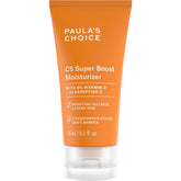 Paula's Choice C5 Moisturizer jar close-up; fragrance-free hydration with vitamin C.